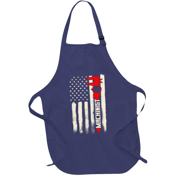 Machinist Patriotic Us Flag Apron