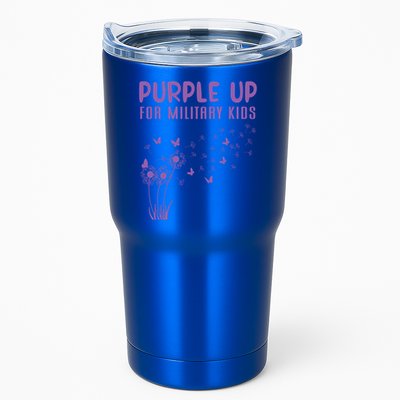 Military Purple Up Day Gift Month Military Gift Tumbler