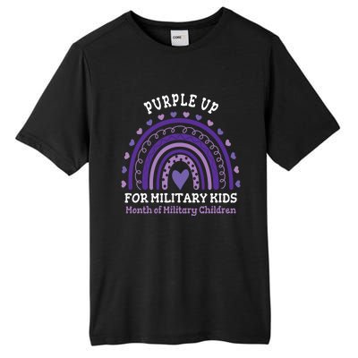 Military Purple Up Day Gift Month Military Rainbow Cute Gift Tall Fusion ChromaSoft Performance T-Shirt