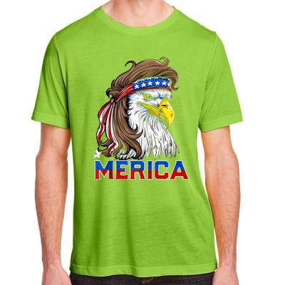 Merica Patriotic USA Eagle Of Freedom 4th Of July Adult ChromaSoft Performance T-Shirt