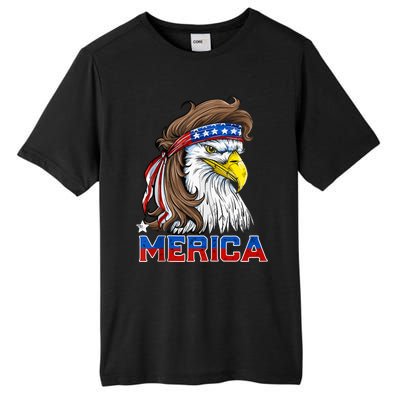 Merica Patriotic USA Eagle Of Freedom 4th Of July Tall Fusion ChromaSoft Performance T-Shirt