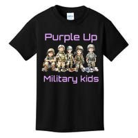 Military Purple Up For Military Kids T-Shirt