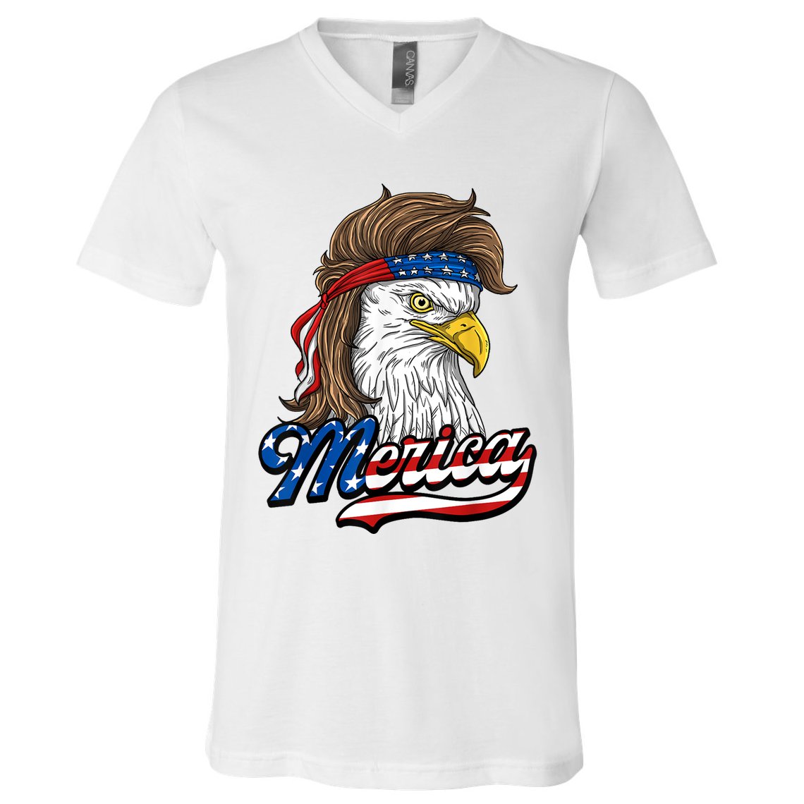 4th of july V-Neck T-Shirt