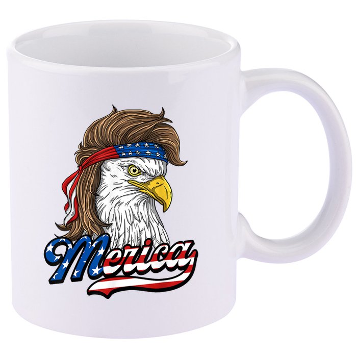 4th of july 11oz C Handle Ceramic Mug