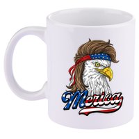 4th of july 11oz C Handle Ceramic Mug