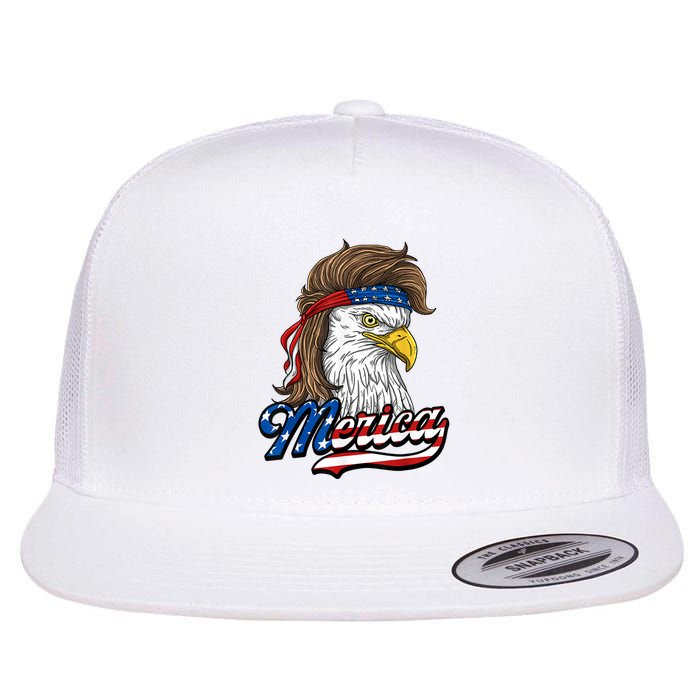 4th of july Flat Bill Trucker Hat