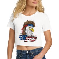 4th of july Crop Top