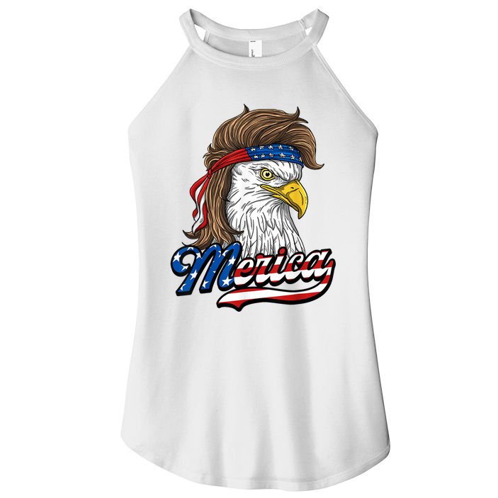 4th of july Women's Perfect Tri Rocker Tank