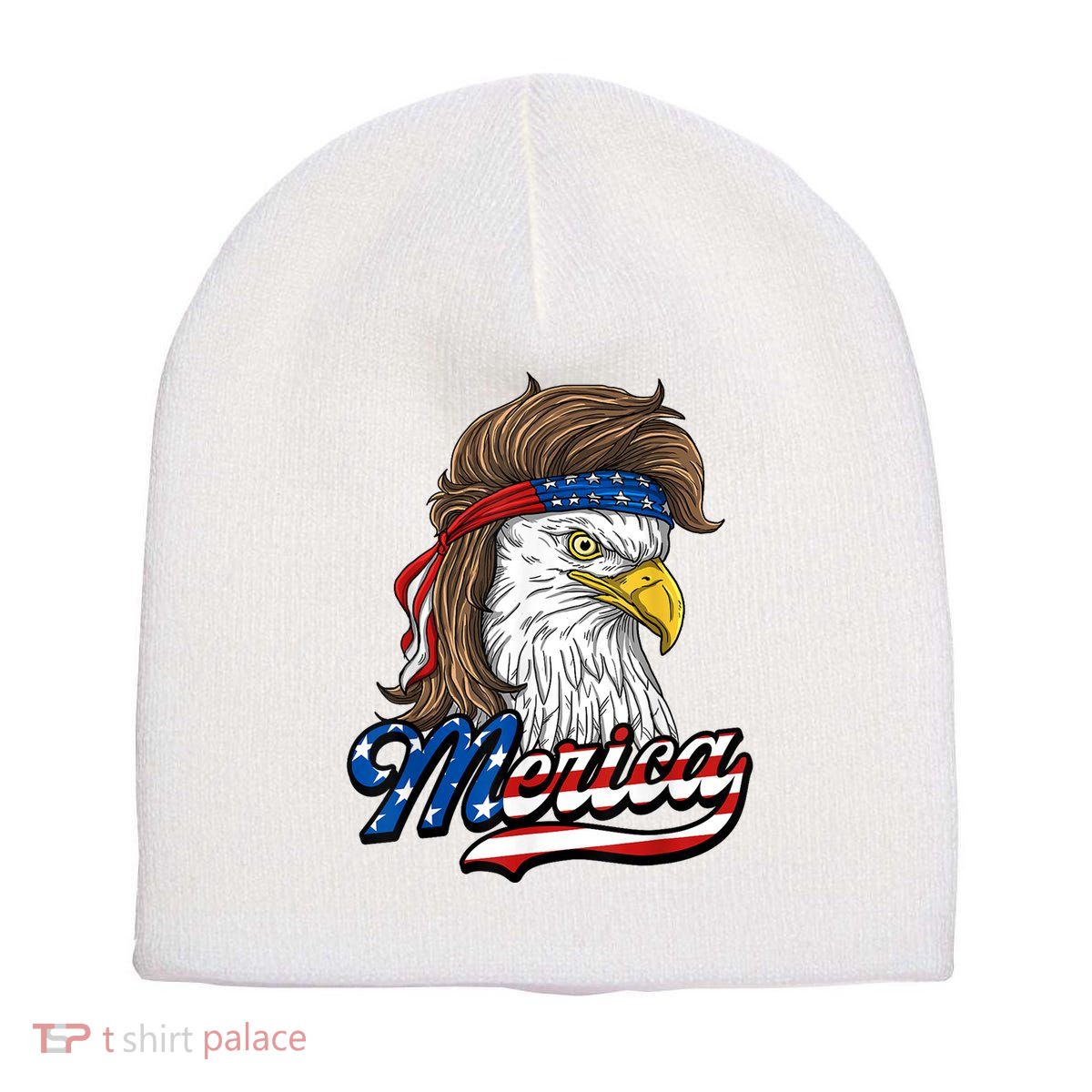 4th of july Short Acrylic Beanie
