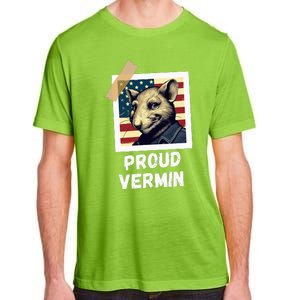 Mouse Proud Vermin Vote Blue Adult ChromaSoft Performance T-Shirt