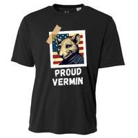 Mouse Proud Vermin Vote Blue Cooling Performance Crew T-Shirt