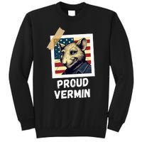 Mouse Proud Vermin Vote Blue Sweatshirt