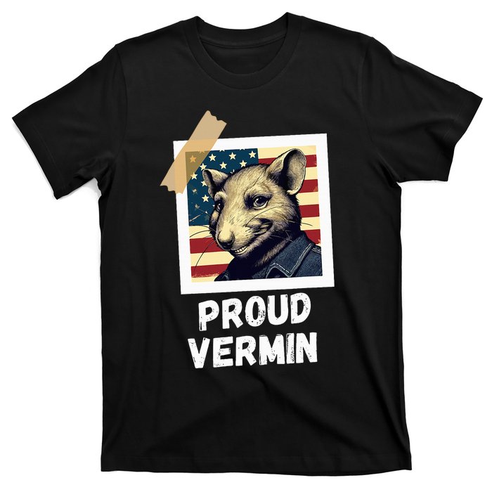 Mouse Proud Vermin Vote Blue T-Shirt