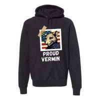 Mouse Proud Vermin Vote Blue Premium Hoodie