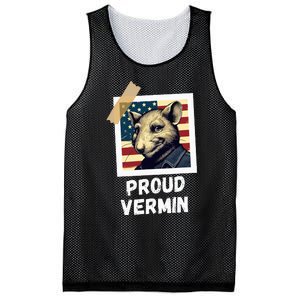 Mouse Proud Vermin Vote Blue Mesh Reversible Basketball Jersey Tank