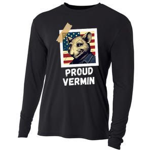 Mouse Proud Vermin Vote Blue Cooling Performance Long Sleeve Crew