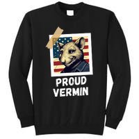 Mouse Proud Vermin Vote Blue Tall Sweatshirt