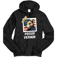 Mouse Proud Vermin Vote Blue Tie Dye Hoodie