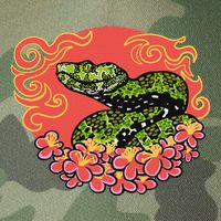 Mangshan Pit Viper Lunar New Year Legacy Tie Dye Trucker Hat
