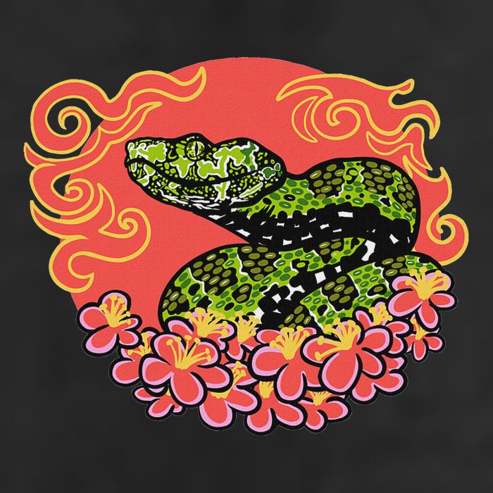 Mangshan Pit Viper Lunar New Year Cool Comfort Performance Bucket Hat
