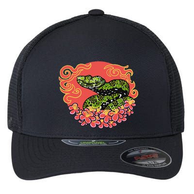 Mangshan Pit Viper Lunar New Year Flexfit Unipanel Trucker Cap