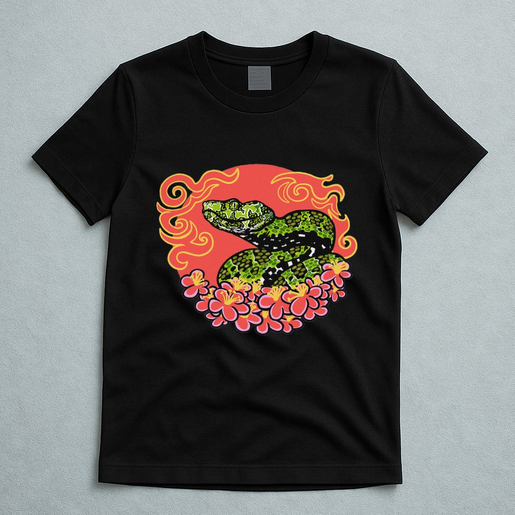 Mangshan Pit Viper Lunar New Year T-Shirt