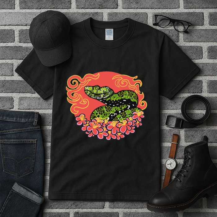 Mangshan Pit Viper Lunar New Year Tall T-Shirt