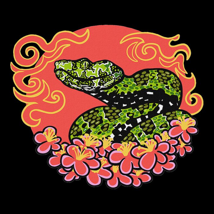 Mangshan Pit Viper Lunar New Year Bucket Hat