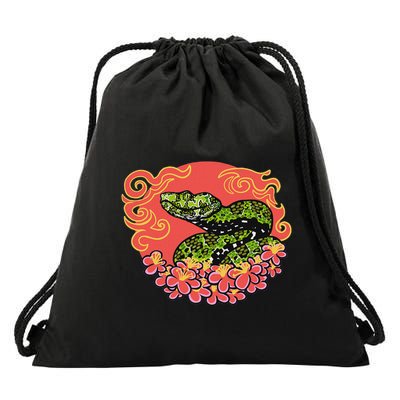 Mangshan Pit Viper Lunar New Year Drawstring Bag