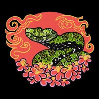 Mangshan Pit Viper Lunar New Year Flatbill Hat
