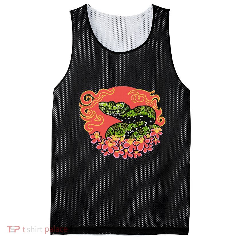 Mangshan Pit Viper Lunar New Year Mesh Reversible Basketball Jersey Tank