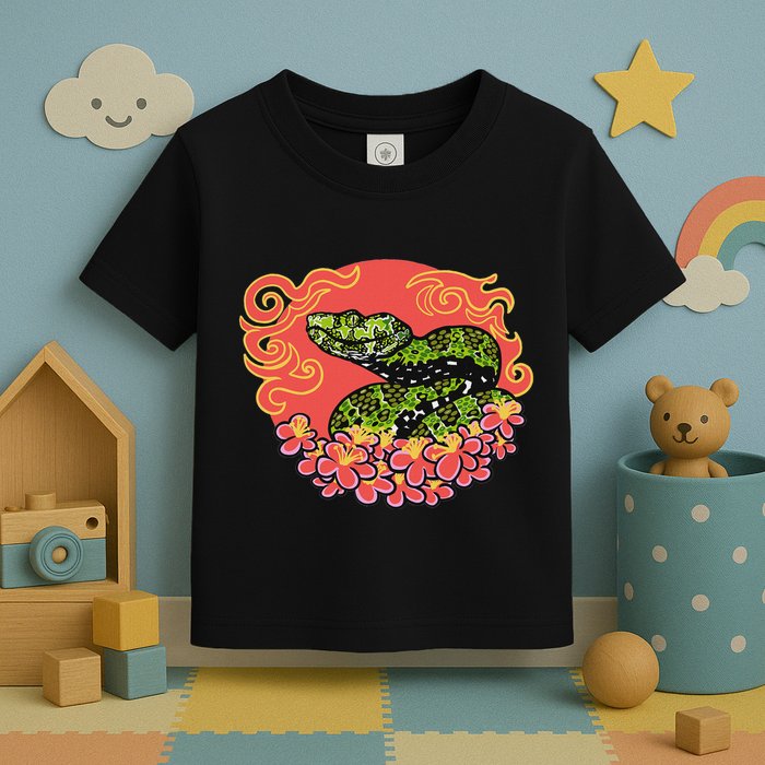 Mangshan Pit Viper Lunar New Year Toddler T-Shirt