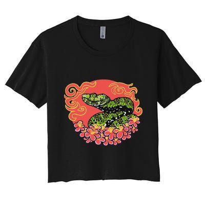 Mangshan Pit Viper Lunar New Year Crop Top