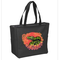 Mangshan Pit Viper Lunar New Year Zip Tote Bag