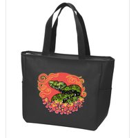 Mangshan Pit Viper Lunar New Year Zip Tote Bag