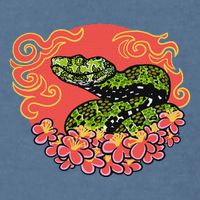 Mangshan Pit Viper Lunar New Year Garment-Dyed Sweatshirt