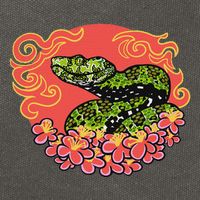 Mangshan Pit Viper Lunar New Year Cotton Canvas Backpack