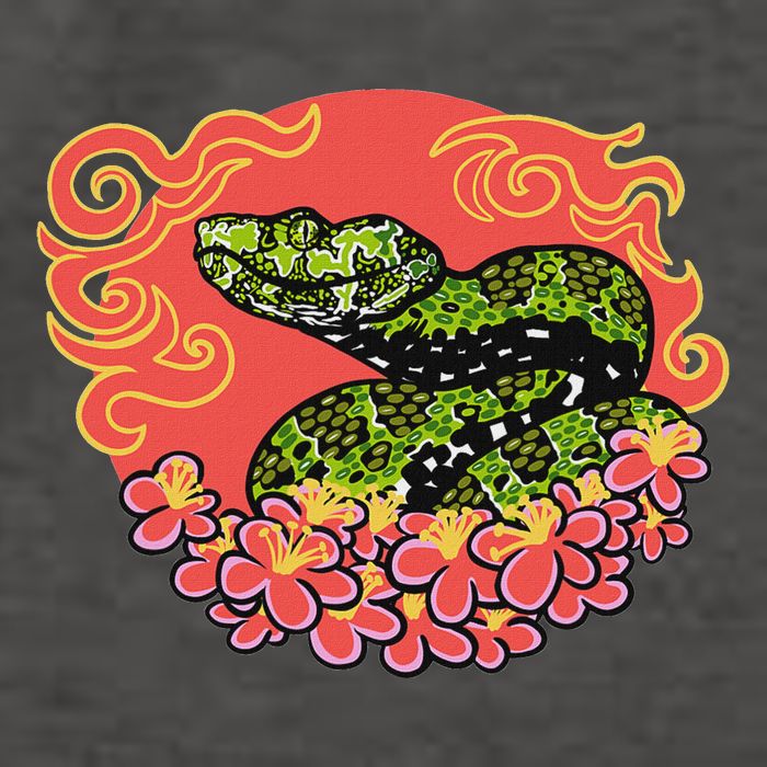 Mangshan Pit Viper Lunar New Year Vector Backpack