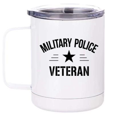 Military Police Veteran Cute Gift 12 oz Stainless Steel Tumbler Cup