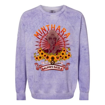 Minthara Paladin Vintage Minthara BaldurS Gate 3 Colorblast Crewneck Sweatshirt