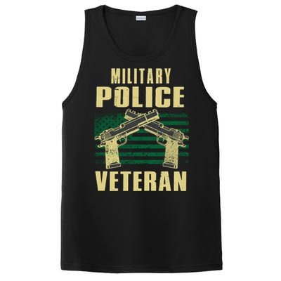 Military Police Veteran America Patriot Cop Military Veteran Great Gift PosiCharge Competitor Tank