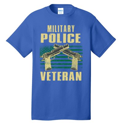 Military Police Veteran America Patriot Cop Military Veteran Great Gift Tall T-Shirt