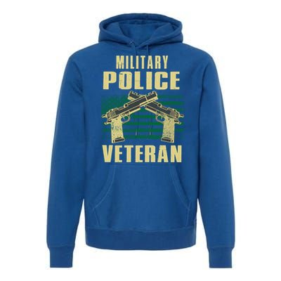 Military Police Veteran America Patriot Cop Military Veteran Great Gift Premium Hoodie