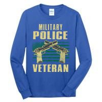 Military Police Veteran America Patriot Cop Military Veteran Great Gift Tall Long Sleeve T-Shirt