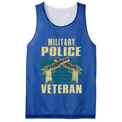 Military Police Veteran America Patriot Cop Military Veteran Great Gift Mesh Reversible Basketball Jersey Tank