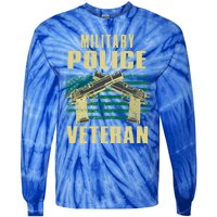 Military Police Veteran America Patriot Cop Military Veteran Great Gift Tie-Dye Long Sleeve Shirt