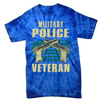 Military Police Veteran America Patriot Cop Military Veteran Great Gift Tie-Dye T-Shirt