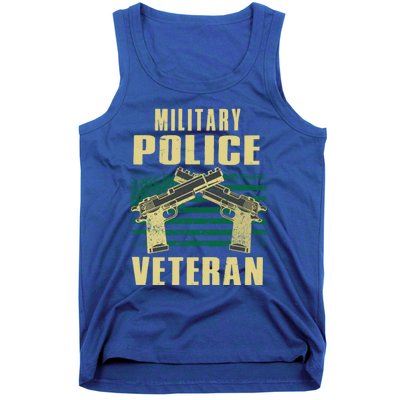 Military Police Veteran America Patriot Cop Military Veteran Great Gift Tank Top