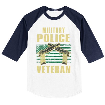 Military Police Veteran America Patriot Cop Military Veteran Great Gift Baseball Sleeve Shirt