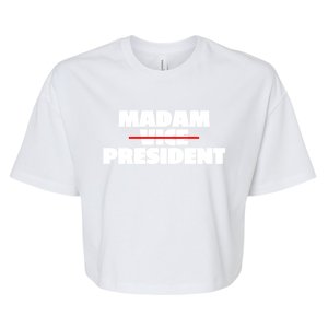 Madam President Vice President Kamala Harris Campaign Cool Gift Bella+Canvas Jersey Crop Tee